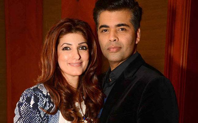 Twinkle khanna with karan johar