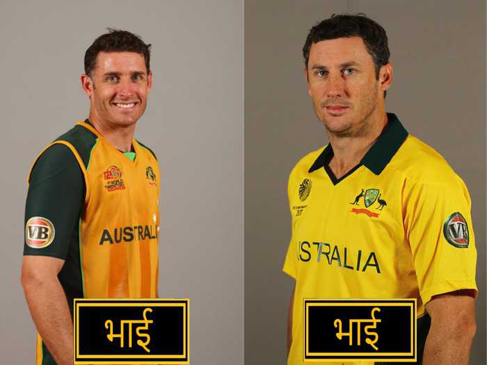 mike hussey - david hussey